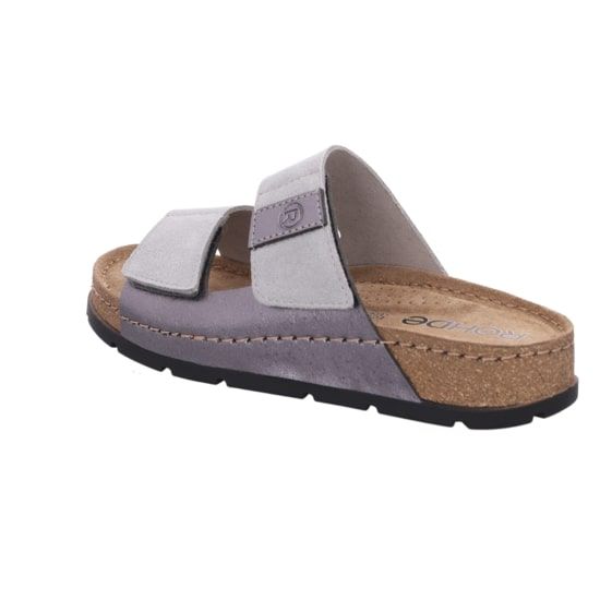 Жіночі шльопанці Soave, св.сірий/перламутр, 5413 83, ROHDE (Німеччина)