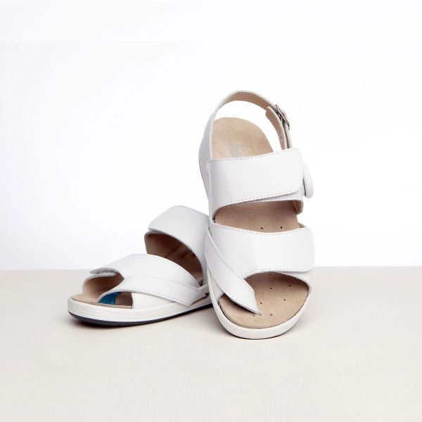 Женские терапевтические босоножки MediGo, белый (4060), Hallufix (Германия)