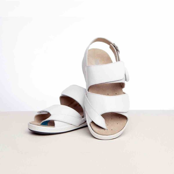 Женские терапевтические босоножки MediGo, белый (4060), Hallufix (Германия)