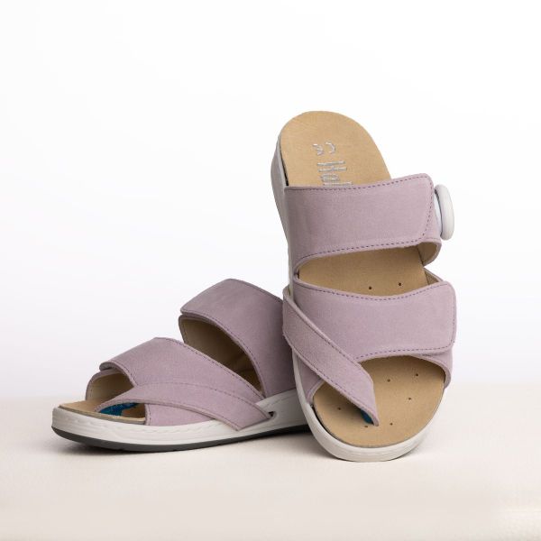 Женские терапевтические шлепанцы, сиреневый (40402), Hallufix (Германия)