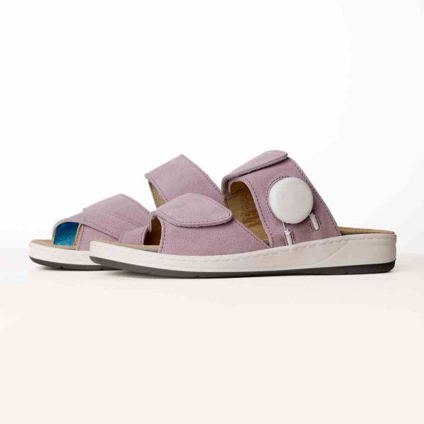 Жіночі терапевтичні шльопанці, бузковий (40402), Hallufix (Німеччина)