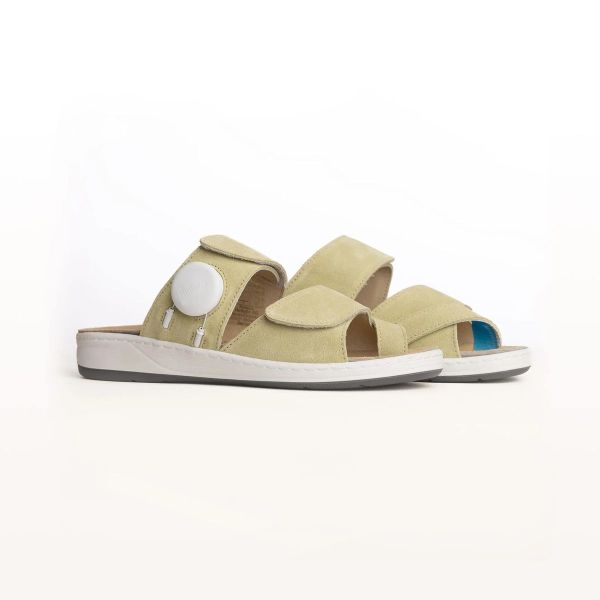 Женские терапевтические шлепанцы SunGo, оливковый (40403), Hallufix (Германия)