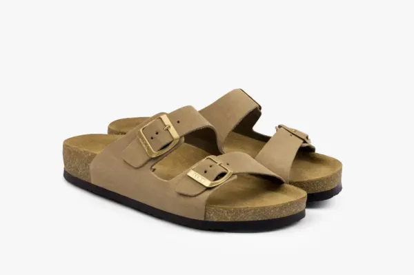 Жіночі шльопанці Leon Коричневий 4010-brown ортопедія