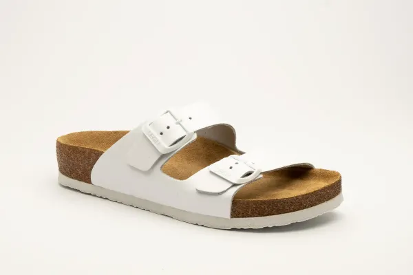 Жіночі шльопанці Leon Білий 4010-white ортопедія