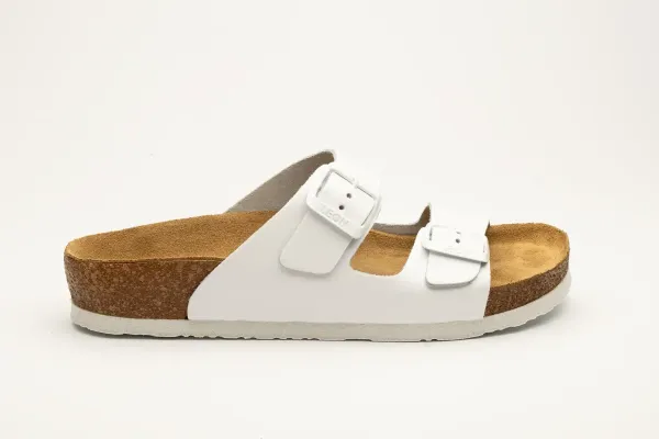 Жіночі шльопанці Leon Білий 4010-white ортопедія