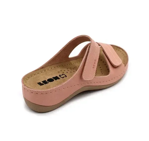 Жіночі шльопанці Leon pink 907 ортопедія