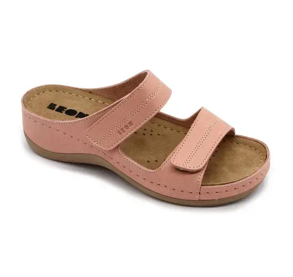 Женские шлепанцы Leon pink 907 ортопедия