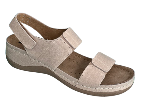 Женские сандалии Leon Бежевый 945-beige ортопедия