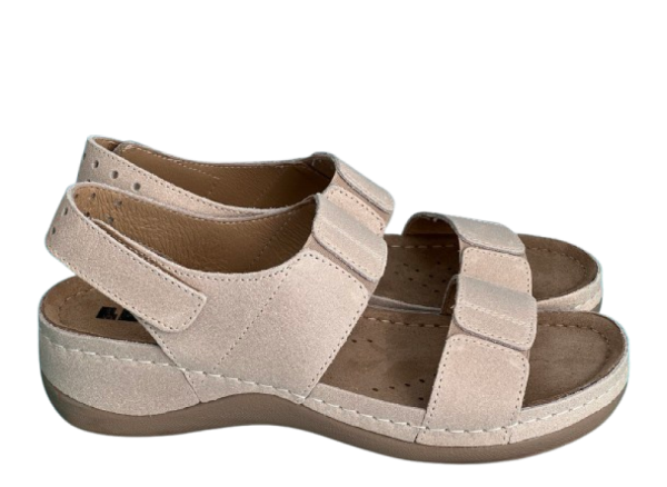 Dámské sandály Leon Beige 945-béžové ortopedické