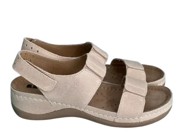 Жіночі сандалії Leon Бежевий 945-beige ортопедія