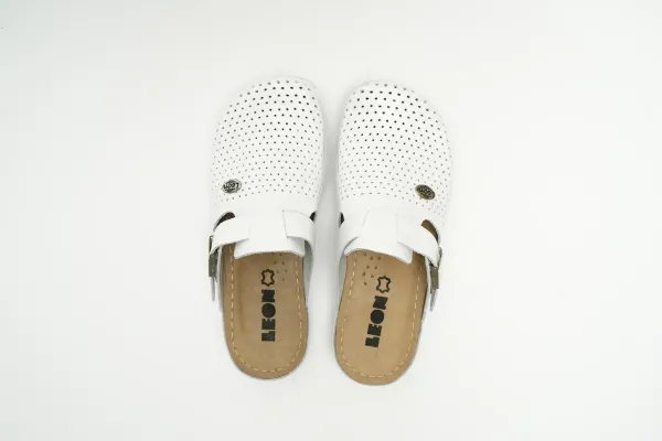 Жіноче Сабо Leon Білий 950-white ортопедія