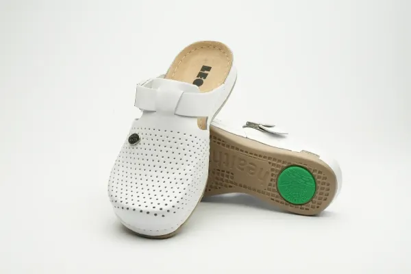 Жіноче Сабо Leon Білий 950-white ортопедія