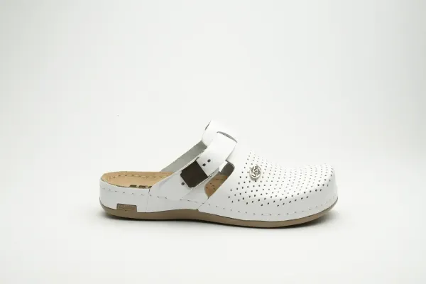 Жіноче Сабо Leon Білий 950-white ортопедія