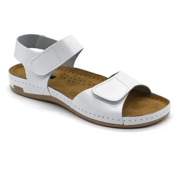 Жіночі сандалії Leon Білий 963-white ортопедія