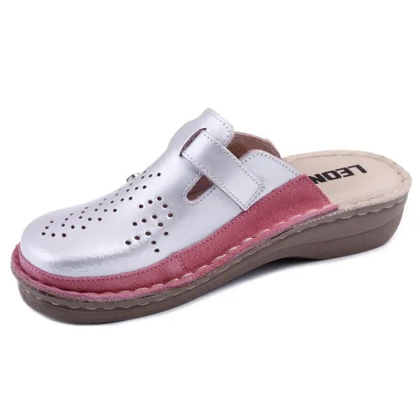 Жіноче Сабо Leon pearl V261-perl ортопедія