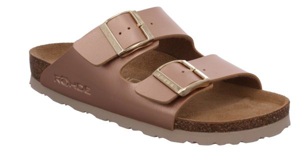 Жіночі босоніжки Alba рожево-золотий ROHDE(НІМЕЧЧИНА)