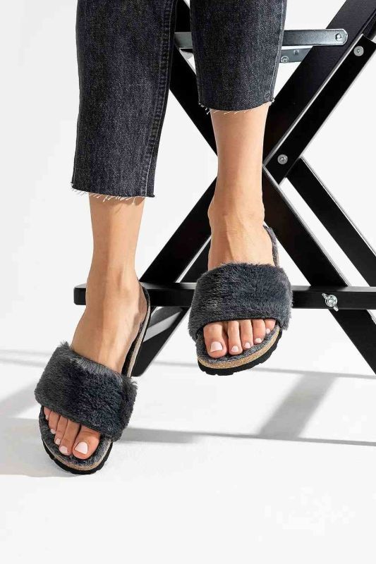 Женские тапочки Alba антрацит ROHDE(ГЕРМАНИЯ)