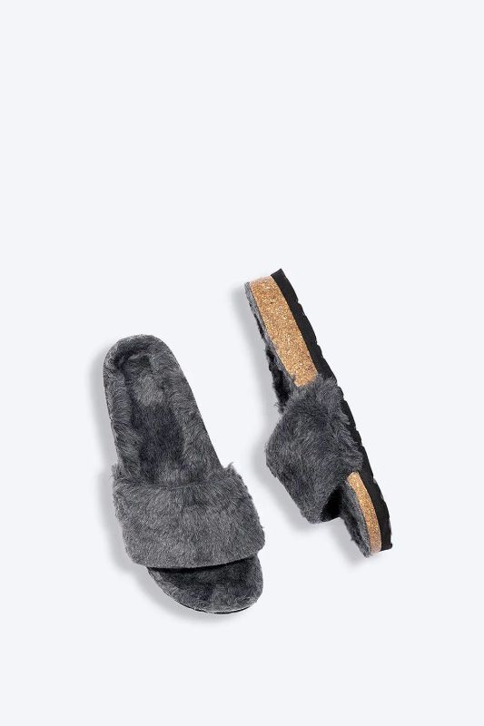 Женские тапочки Alba антрацит ROHDE(ГЕРМАНИЯ)