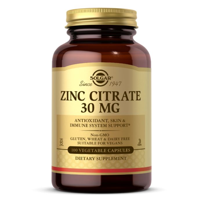 Zinc Citrate 30mg - 100 vcaps Zinc Citrate 30mg - 100 vcaps