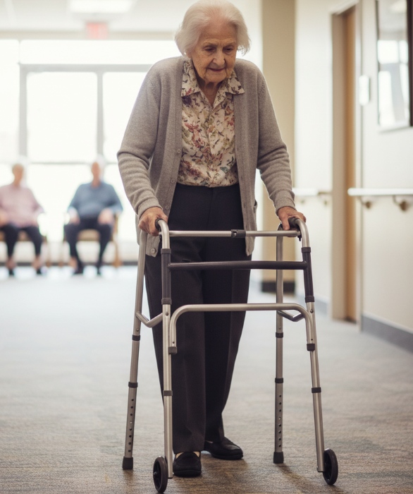 Ходушки и бабушка